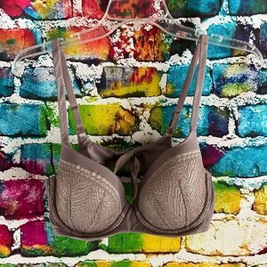 Victoria's Secret Body by Victoria Lined Denim Bra Size 36C